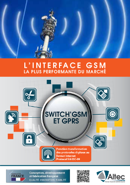 plaquette altec switch gsm gprs